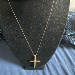 Elegant Gold Cross Necklace